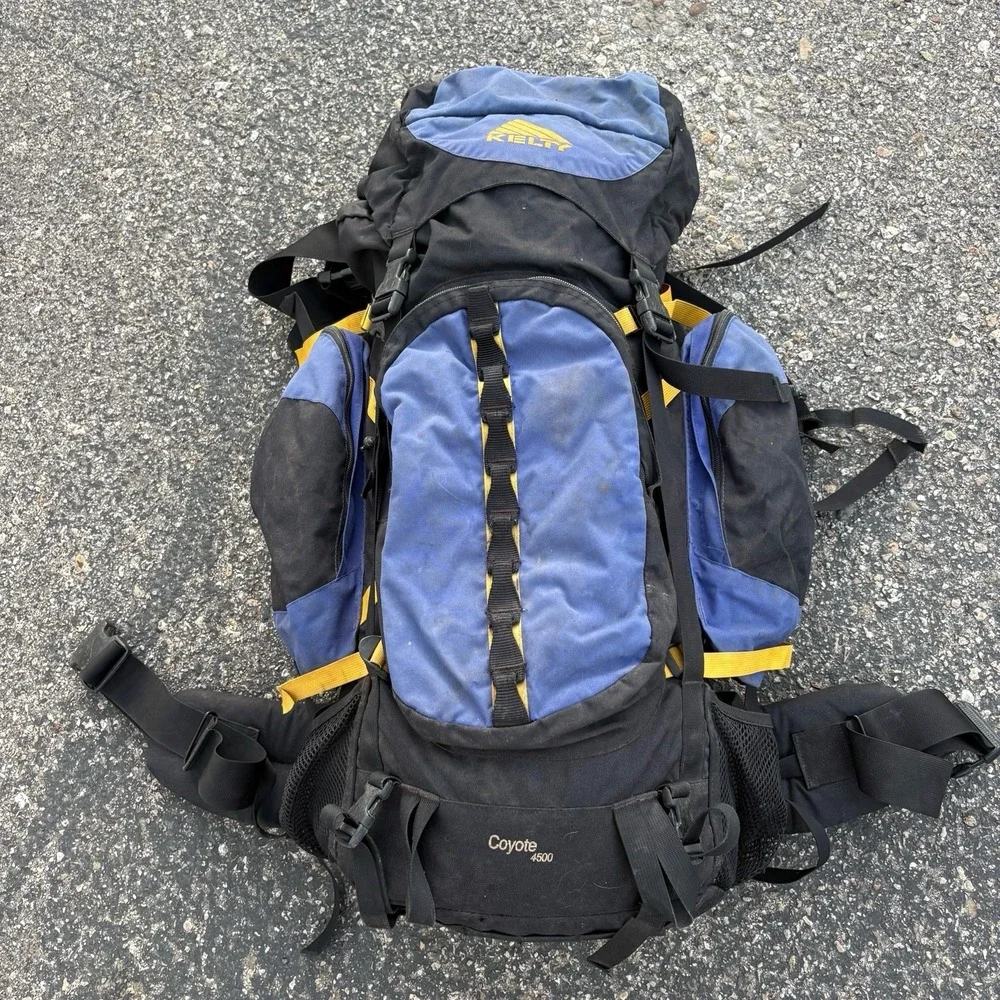 Kelty Coyote 4500 Internal Frame Hiking Back Pack Light‎ Blue Backpacking Gorp